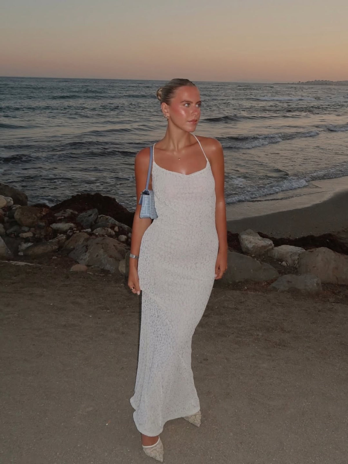 Luna Shimmer Maxi Dress