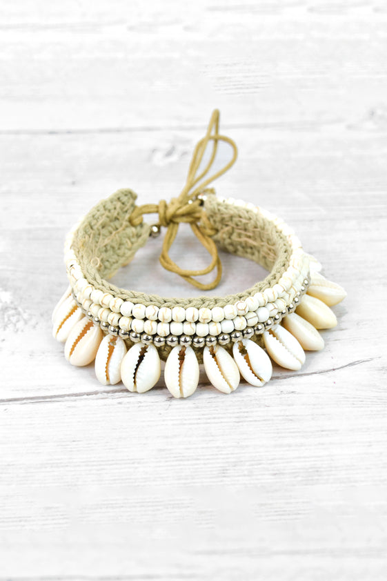 Shell anklet / necklace